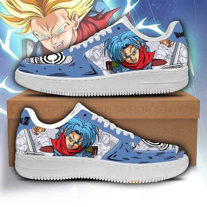 Future Trunks Custom Dragon Ball Anime Nike Air Force Shoes