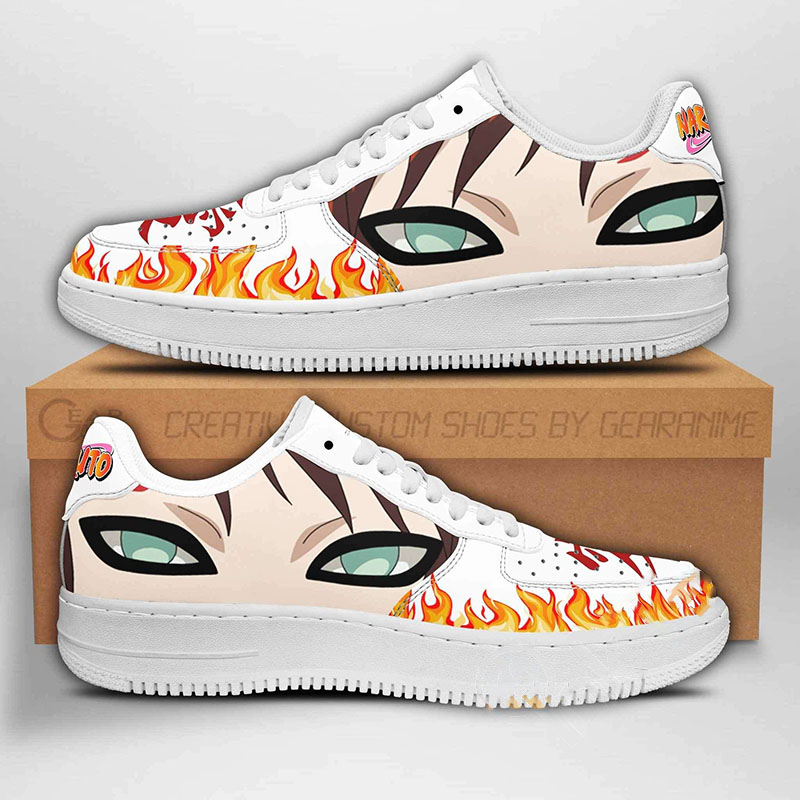 Gaara Eyes Naruto Anime Nike Air Force Shoes