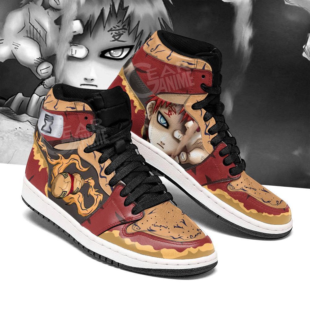 Gaara Sneakers Naruto Anime Custom Sand Village Air Jordan Shoes 9 Gaara Sneakers Naruto Anime Custom Sand Village Air Jordan Shoes