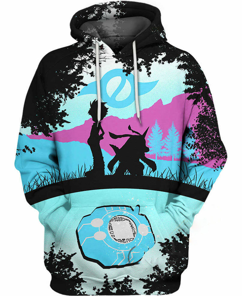 Gabumon Hoodie 3D