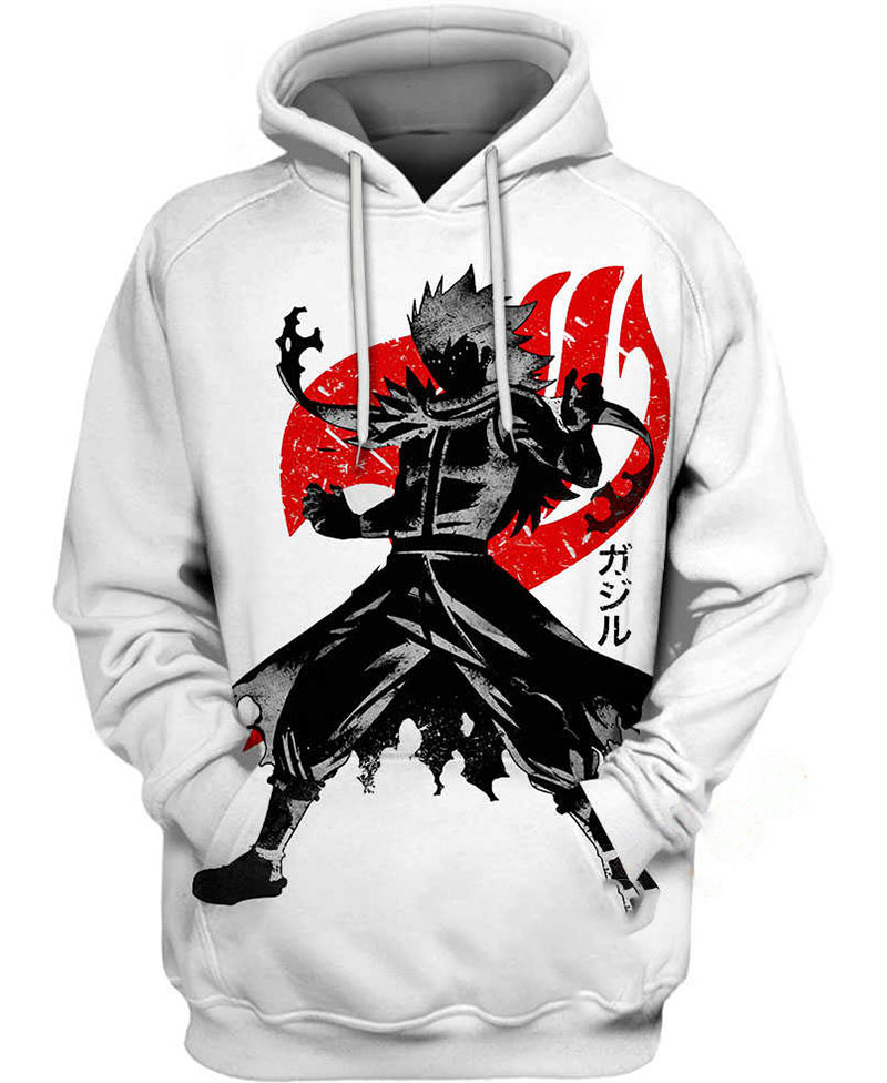 Gajeel Redfox Hoodie 3D 1 Gajeel Redfox Hoodie 3D