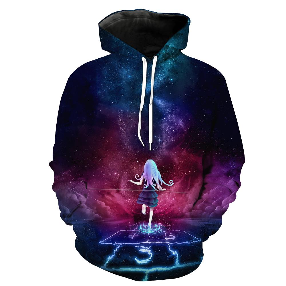 Galaxy Hopscotch Epic Fantasy Hoodie 3D