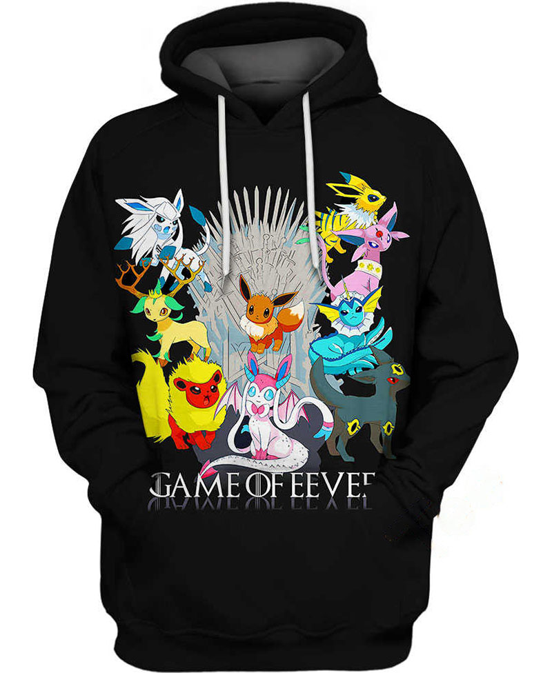 Game Of Eevee Hoodie 3D
