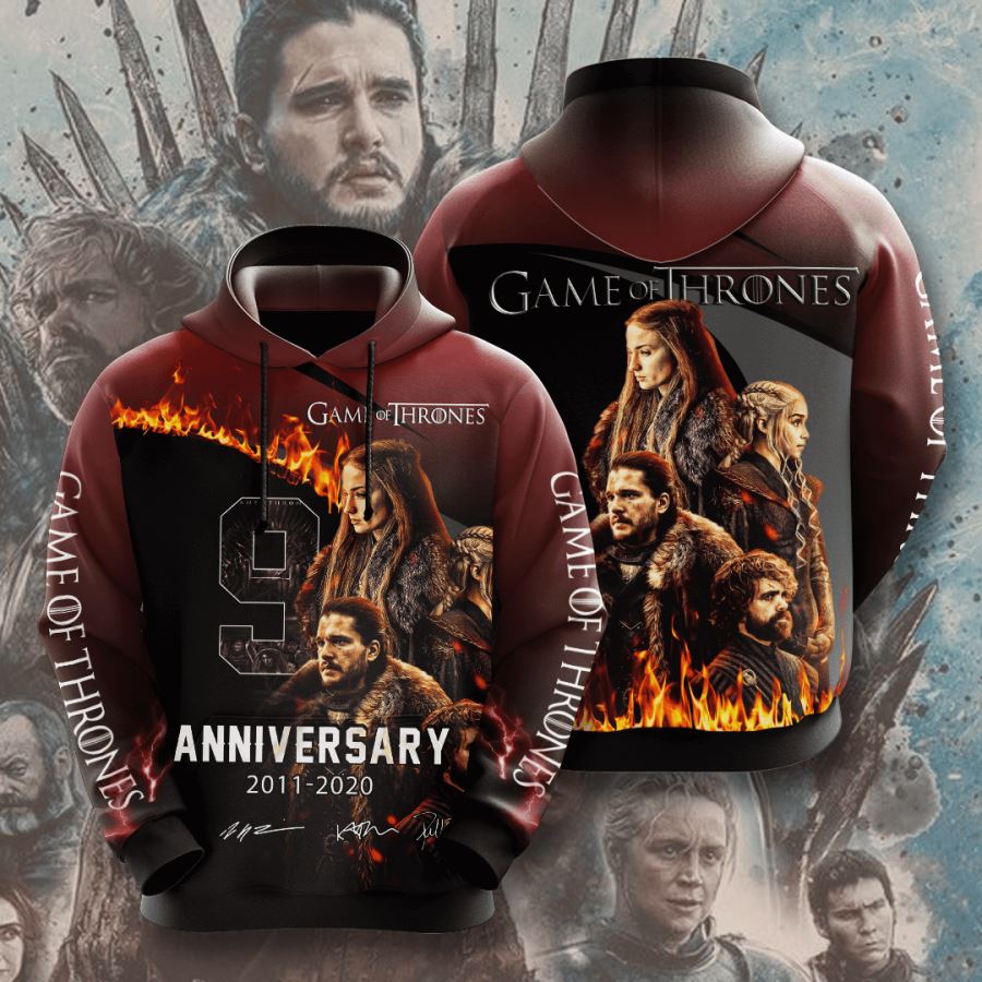 Game Of Thrones Custom Hoodie 3D