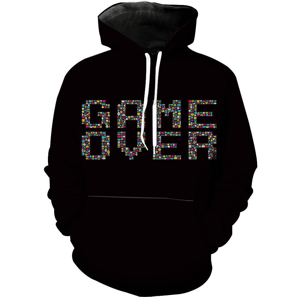 Game Over Video Game Hoodie 3D