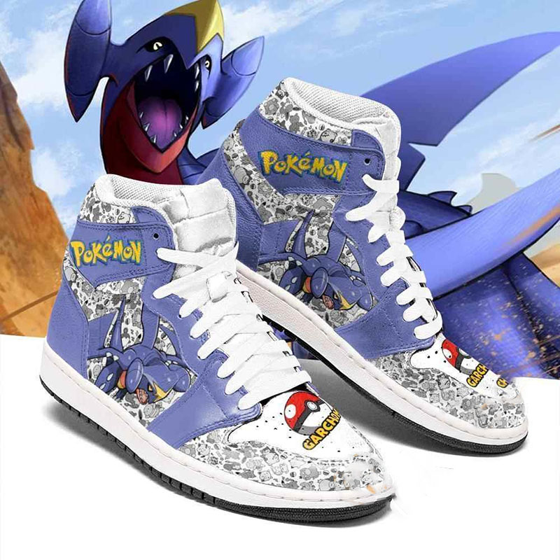 Garchomp Cute Pokemon Sneakers Air Jordan Shoes 12 Garchomp Cute Pokemon Sneakers Air Jordan Shoes