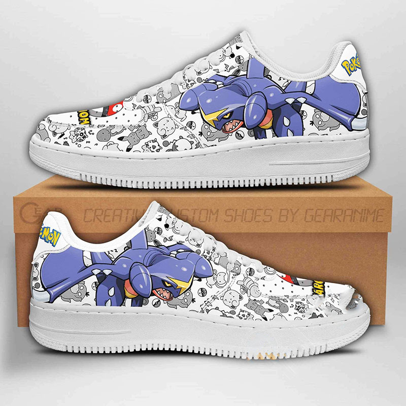 Garchomp Pokemon Nike Air Force Shoes