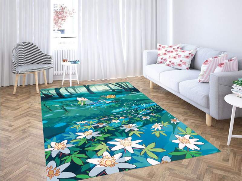 Garden Finn And Jack Adenture Time Carpet Rug 1 Garden Finn And Jack Adenture Time Carpet Rug