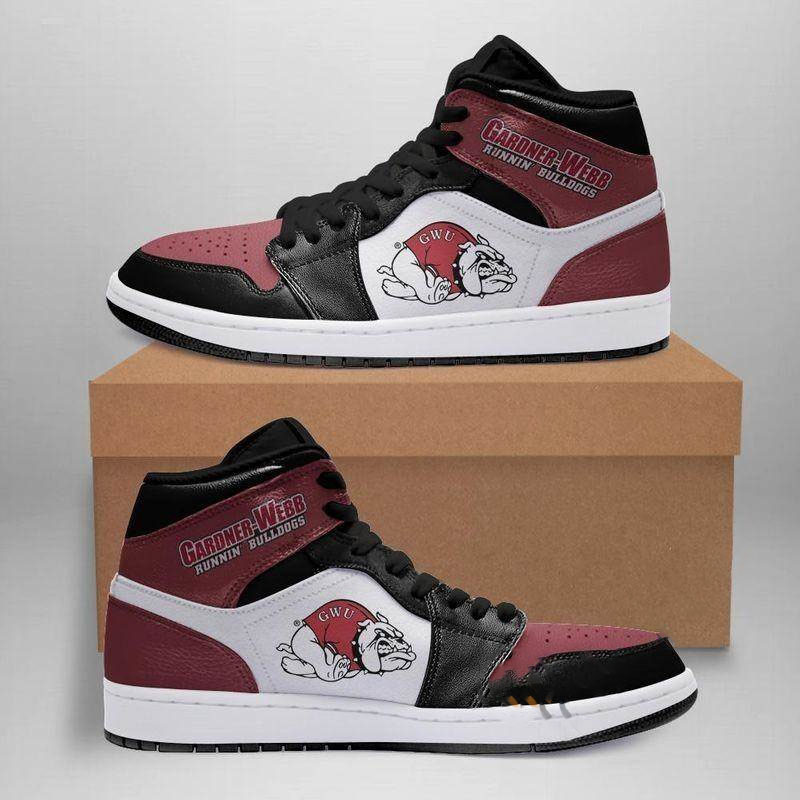 Gardner Webb Bulldogs Custom Air Jordan Shoes