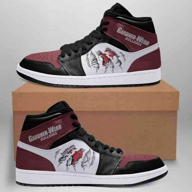 Gardner Webb Bulldogs Custom Air Jordan Shoes