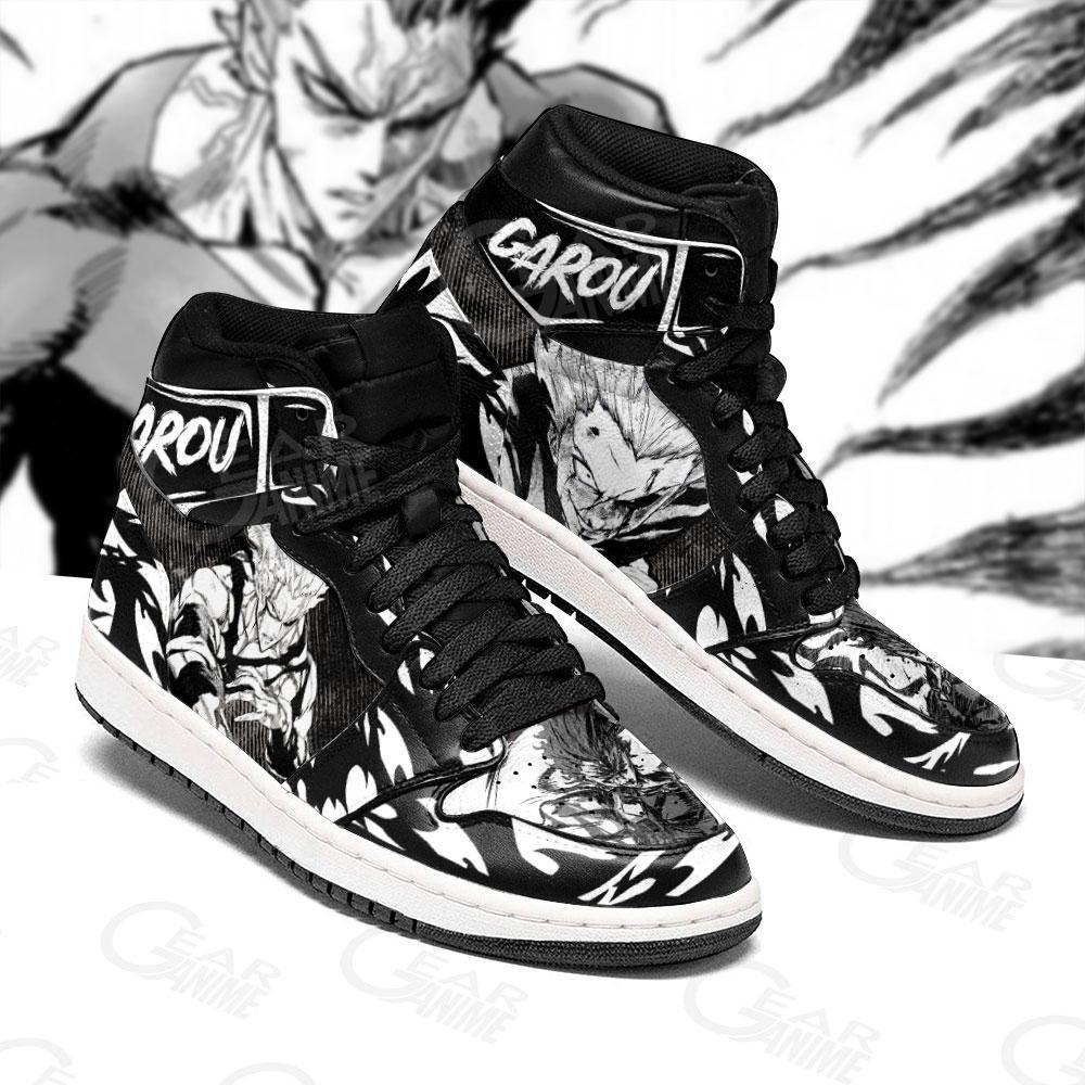 Garou One Punch Man Sneakers Anime Custom Air Jordan Shoes 2 Garou One Punch Man Sneakers Anime Custom Air Jordan Shoes