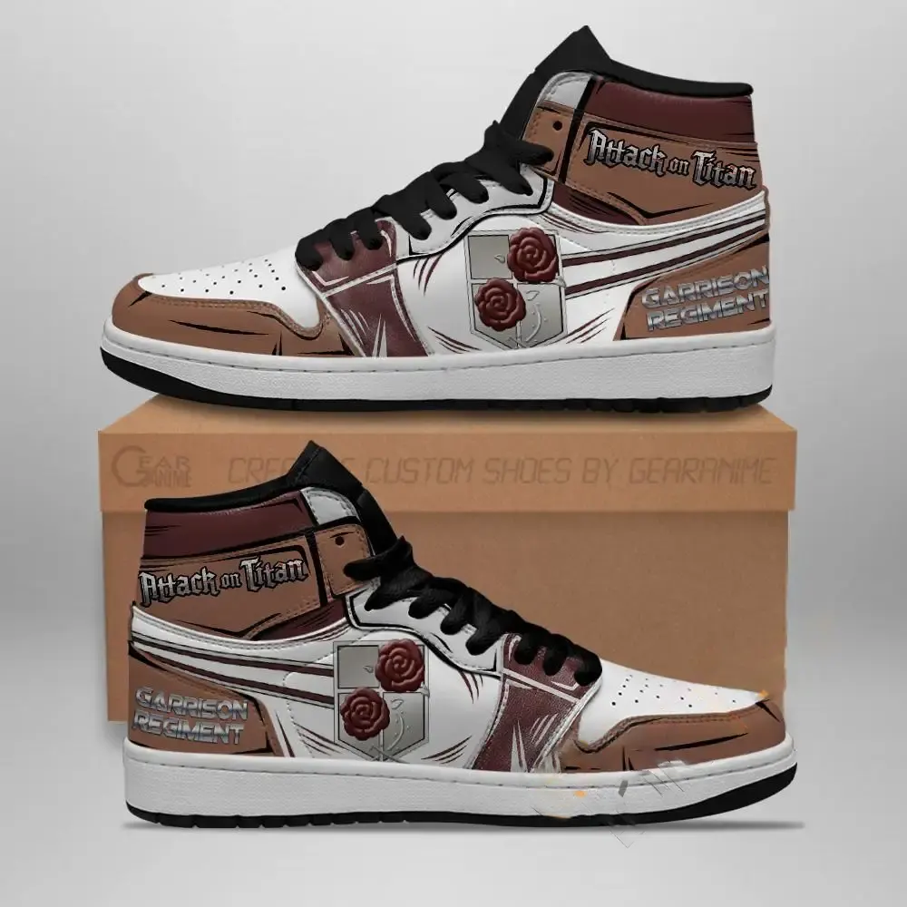 Garrison Regiment Attack On Titan Anime Amazon Air Jordan Shoes