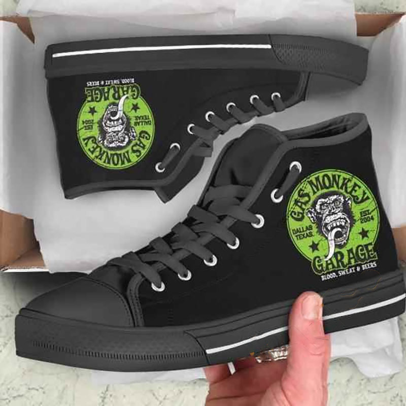 Gas Monkey High Top Shoes