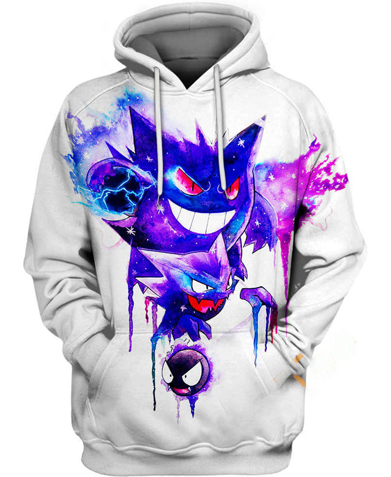 Gastly Evolutions Hoodie 3D 8 Gastly Evolutions Hoodie 3D
