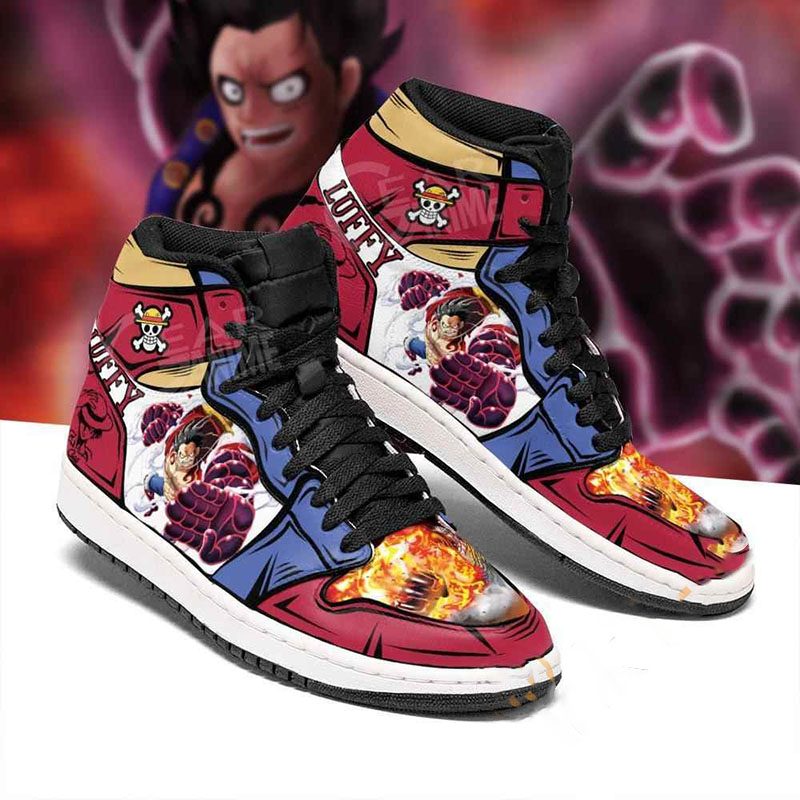 Gear Luffy Straw Hat Priates One Piece Sneakers Anime Air Jordan Shoes 13 Gear Luffy Straw Hat Priates One Piece Sneakers Anime Air Jordan Shoes