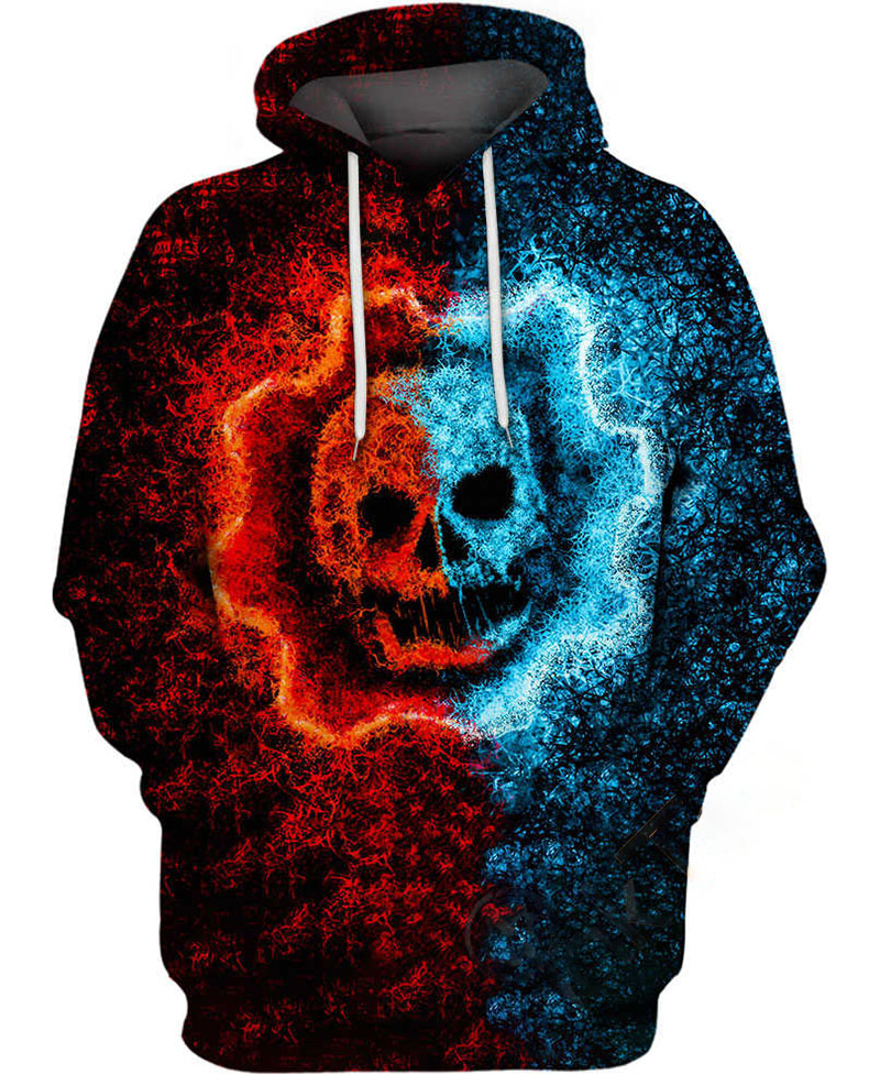 Gears Of War Logo Hoodie 3D