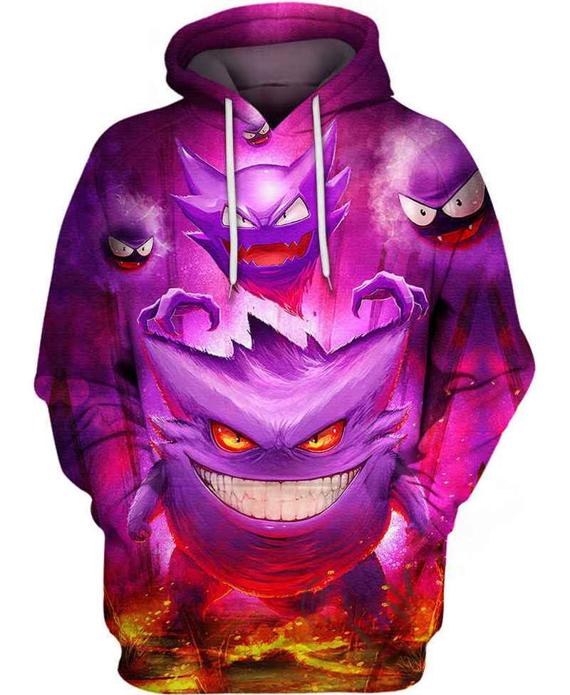 Gengar And His Buddies Hoodie 3D 10 Gengar And His Buddies Hoodie 3D