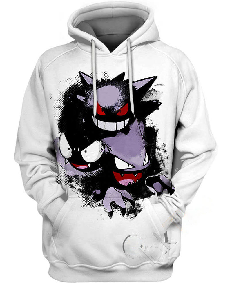 Gengar Gatsly Haunter Hoodie 3D 10 Gengar Gatsly Haunter Hoodie 3D