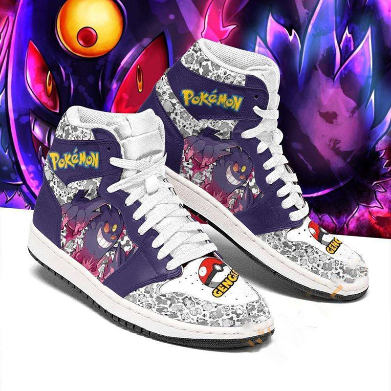 Gengar Pokemon For Men And Women Custom Air Jordan Shoes 13 Gengar Pokemon For Men And Women Custom Air Jordan Shoes