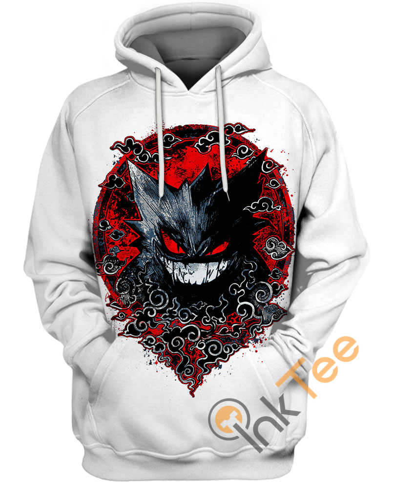Gengar Red Shadow Hoodie 3D