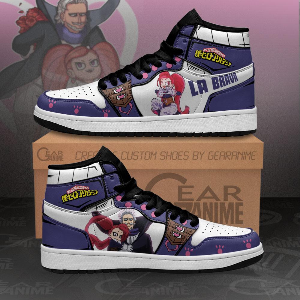 Gentle Criminal And La Brava Sneakers Custom Anime Air Jordan Shoes