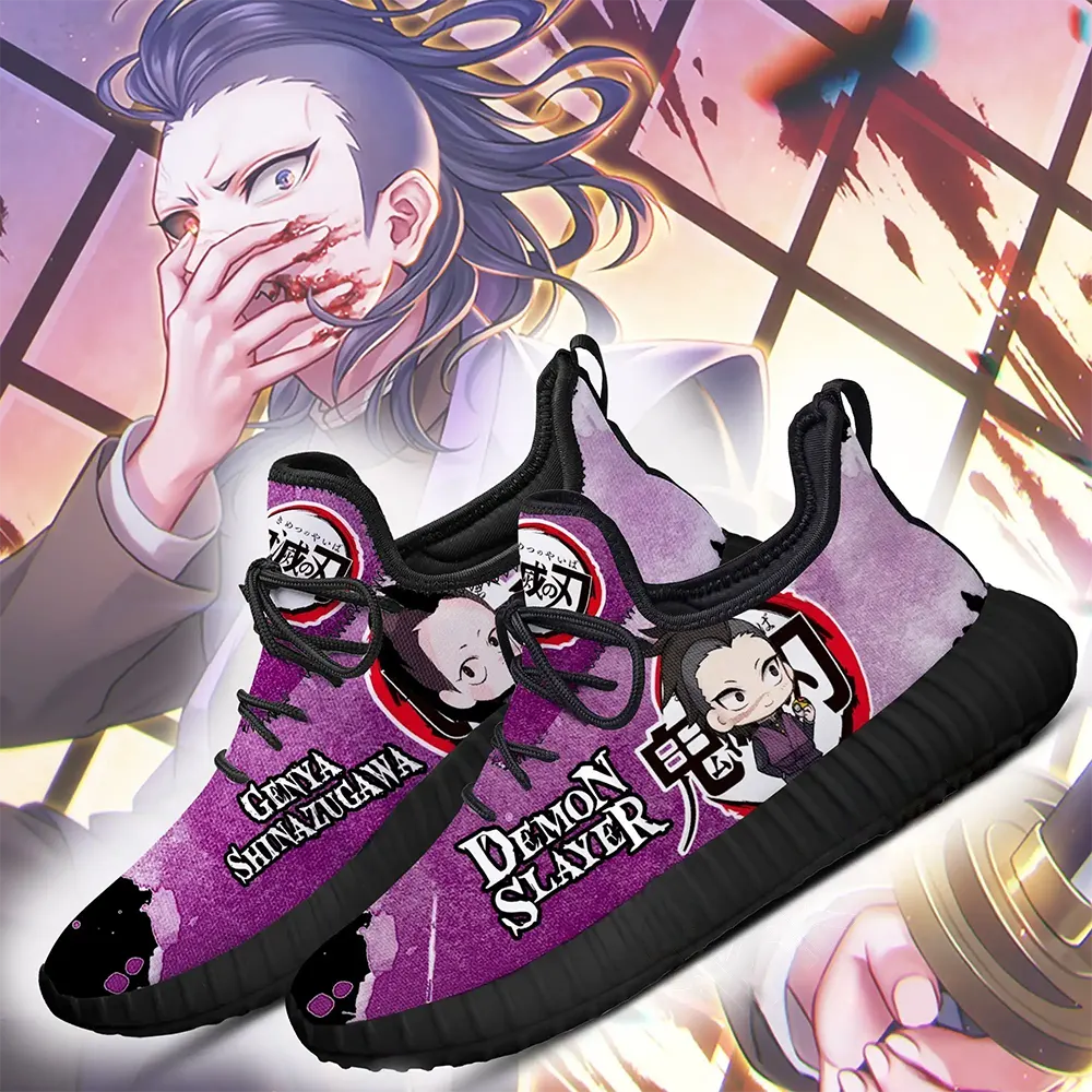 Genya Costume Demon Slayer Anime Amazon Reze Shoes
