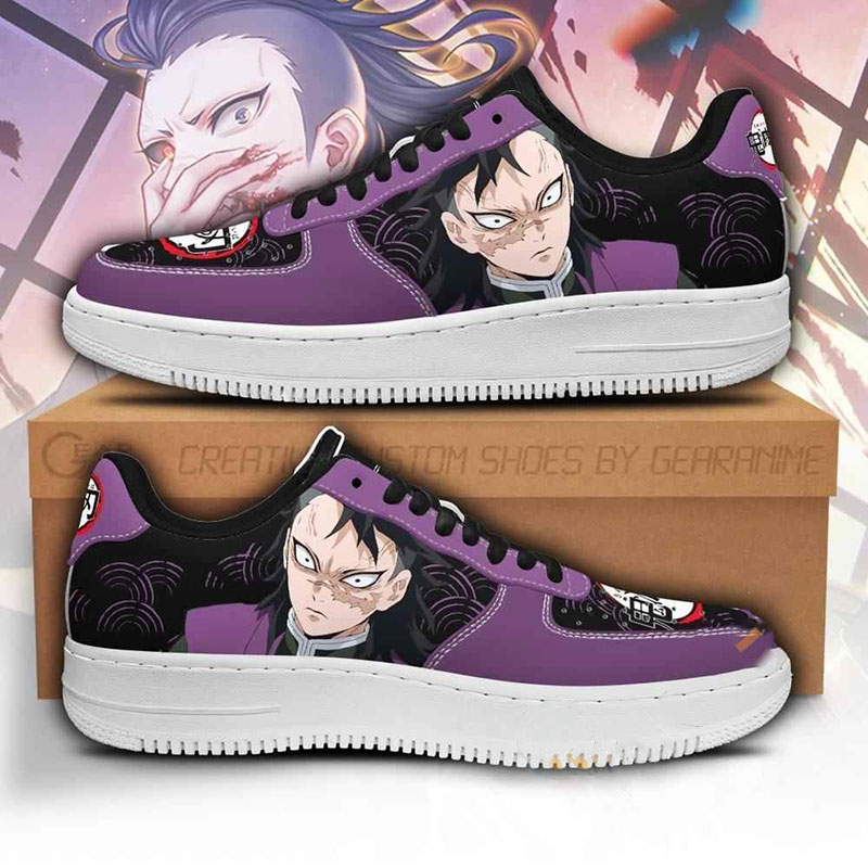 Genya Custom Demon Slayer Anime Nike Air Force Shoes