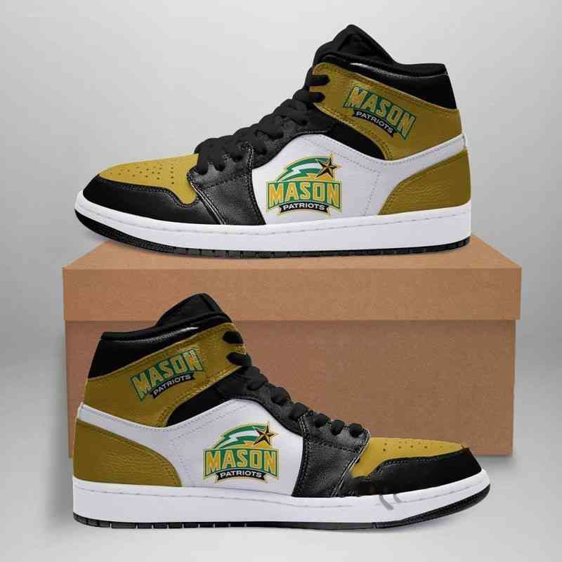 George Mason Patriots Custom Air Jordan Shoes 10 George Mason Patriots Custom Air Jordan Shoes