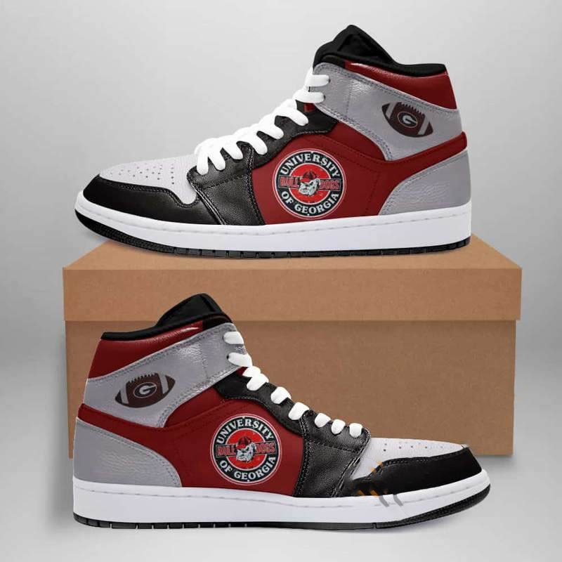 Georgia Bulldogs American Football Custom Air Jordan Shoes 7 Georgia Bulldogs American Football Custom Air Jordan Shoes
