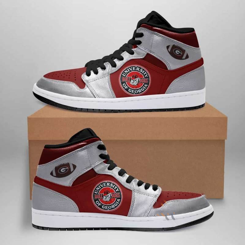 Georgia Bulldogs American Football Custom Air Jordan Shoes