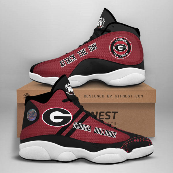 Georgia Bulldogs Custom Air Jordan Shoes
