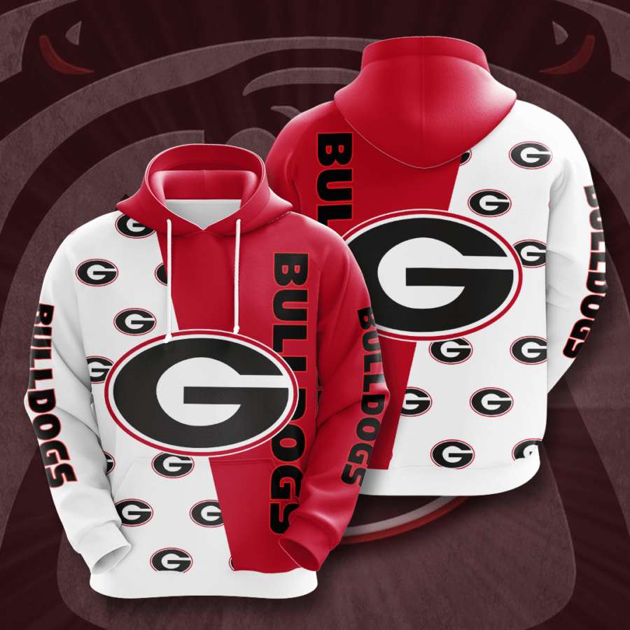 Georgia Bulldogs Custom Hoodie 3D 11 Georgia Bulldogs Custom Hoodie 3D
