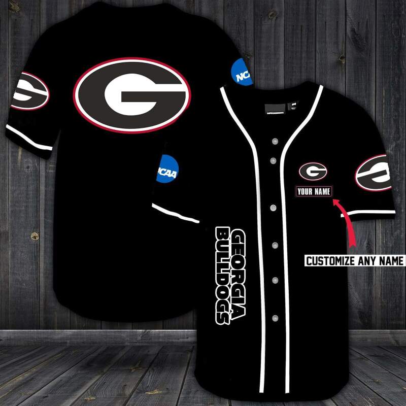 Georgia Bulldogs Personalized Custom Name For You Baseball Jersey
