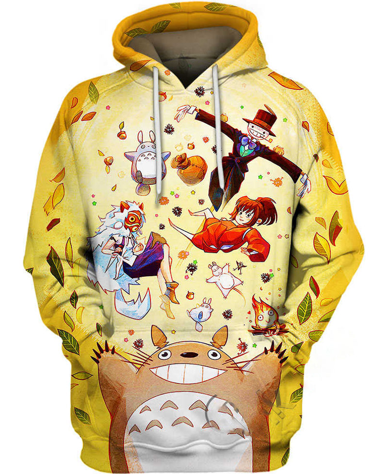 Ghibli Party Hoodie 3D