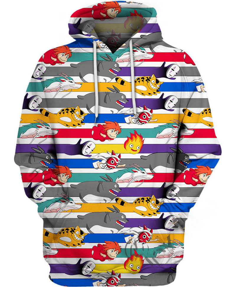 Ghibli Streak Hoodie 3D 7 Ghibli Streak Hoodie 3D