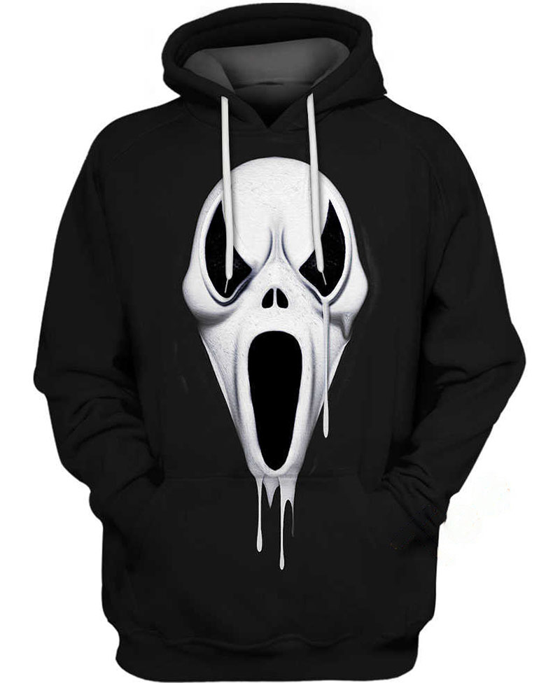 Ghost Scream Hoodie 3D 5 Ghost Scream Hoodie 3D
