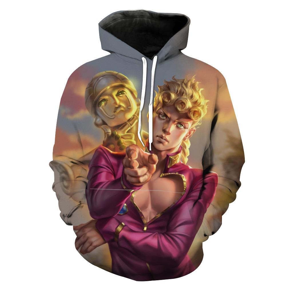 Giorno Giovanna Jojo’s Bizarre Adventure Golden Wind Hoodie 3D