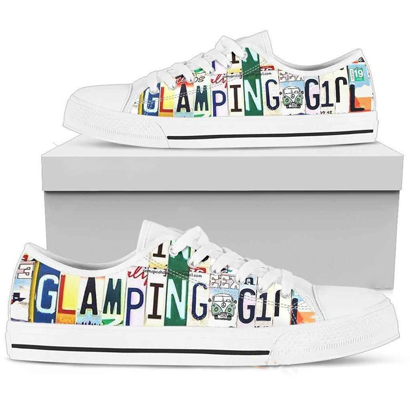 Glamping Girl Low Top Shoes
