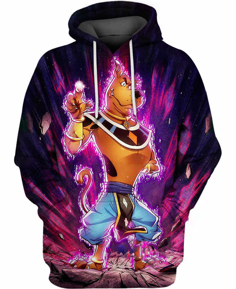 God Of Destruction Scooby Doo Hoodie 3D
