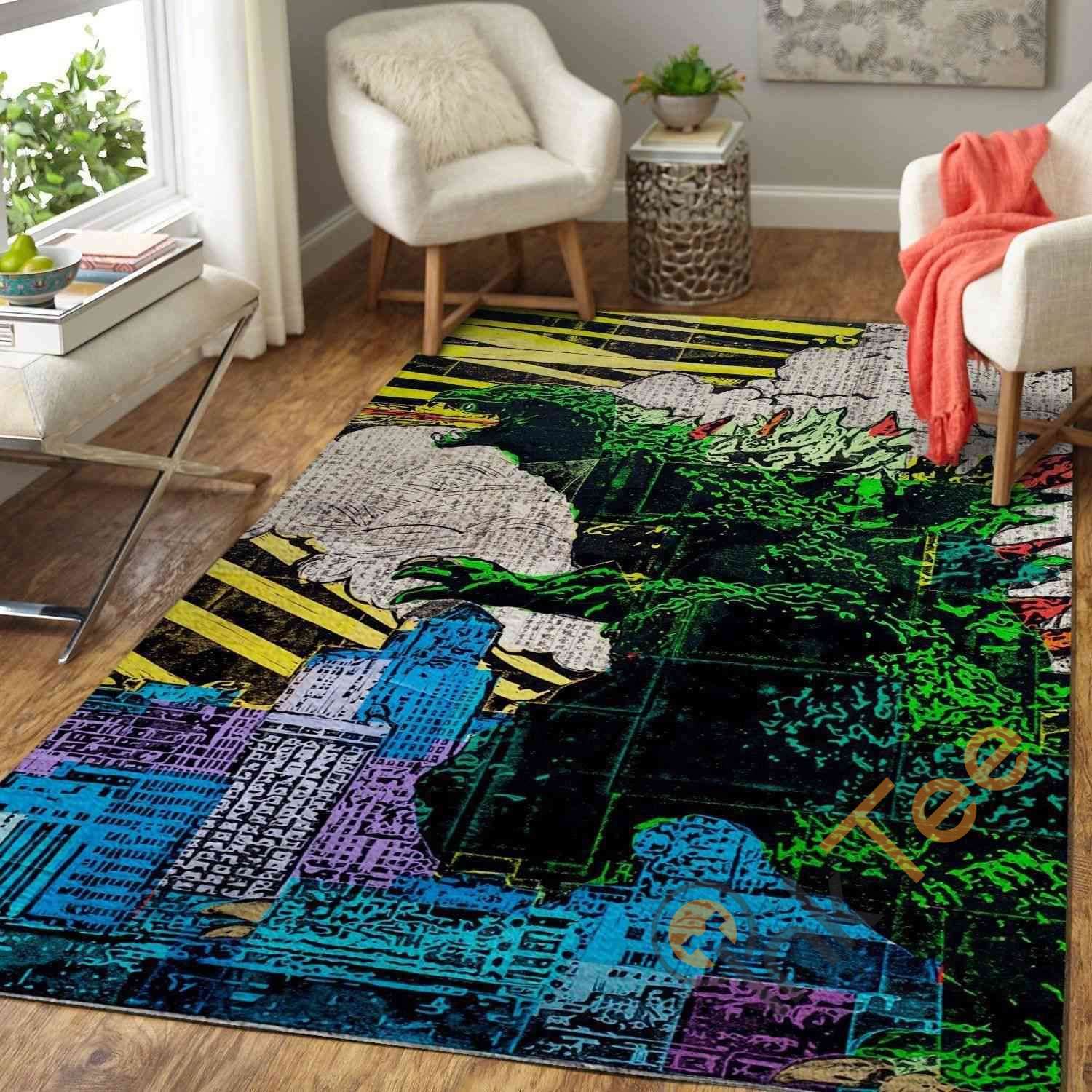 Godzilla Area Rug 2 Godzilla Area Rug