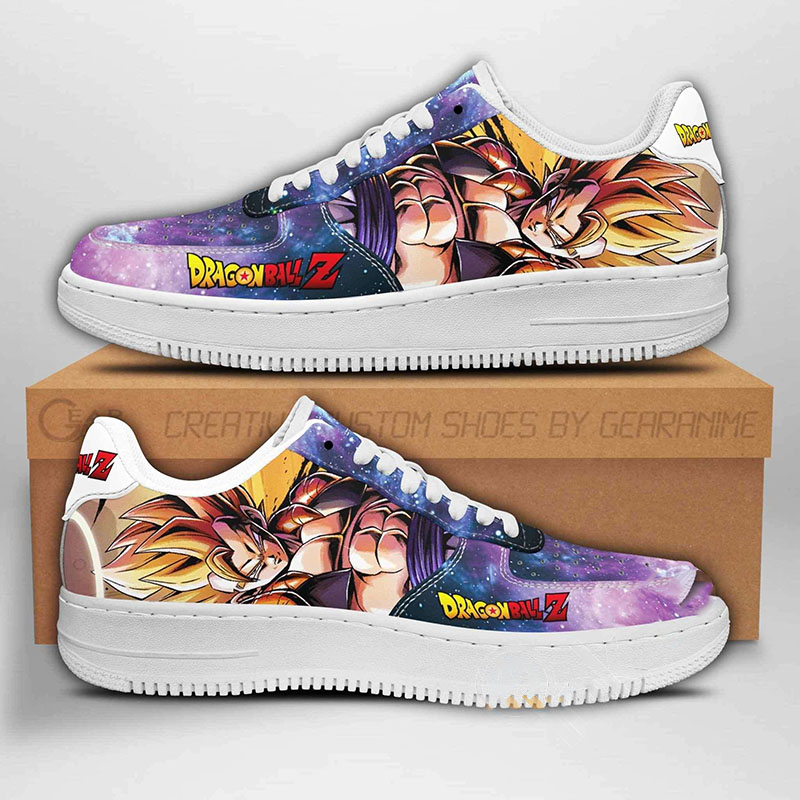 Gogeta Dragon Ball Z Anime Nike Air Force Shoes 3 Gogeta Dragon Ball Z Anime Nike Air Force Shoes
