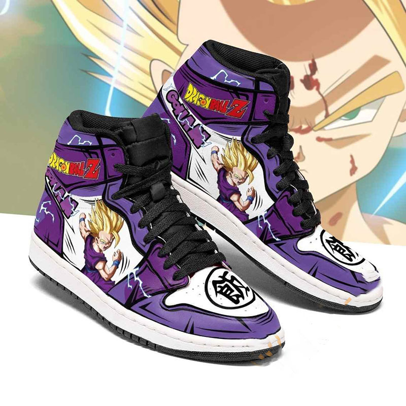 Gohan Dragon Ball Z Anime Sneakers Air Jordan Shoes