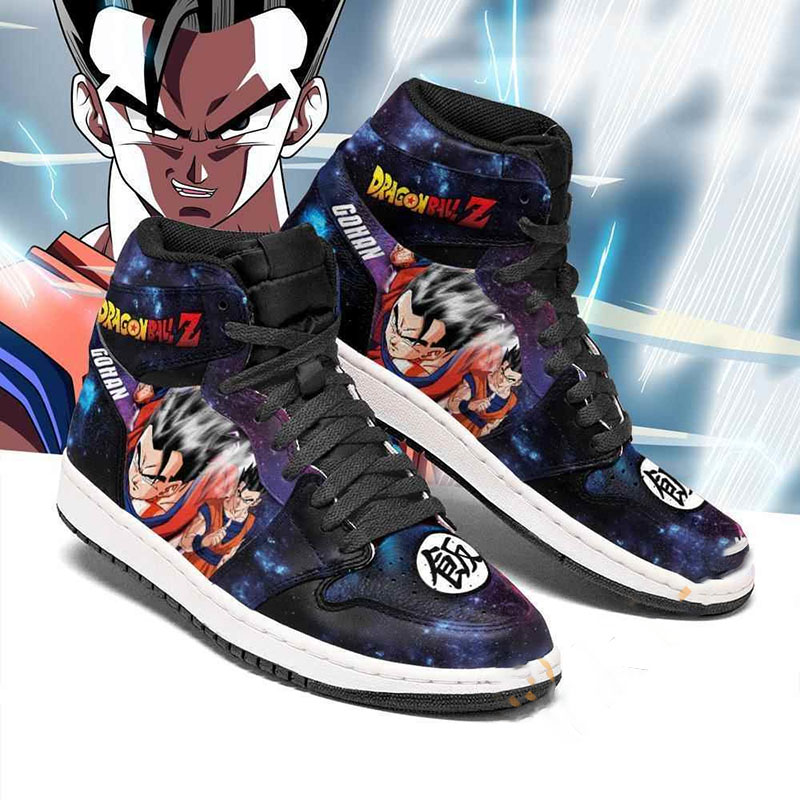 Gohan Galaxy Dragon Ball Z Sneakers Anime Air Jordan Shoes