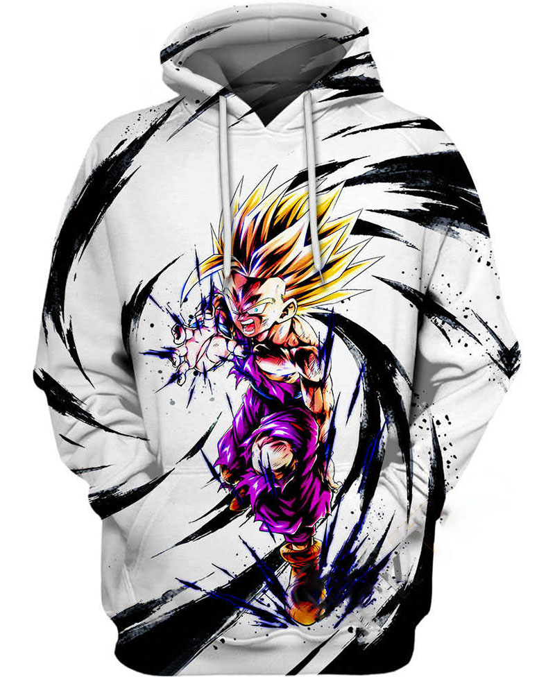Gohan Super Saiyan Hoodie 3D