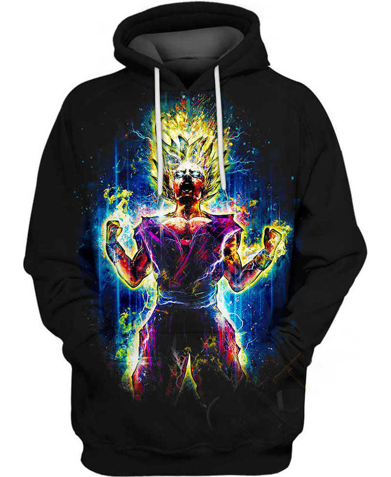 Gohan Super Sayan Hoodie 3D 4 Gohan Super Sayan Hoodie 3D