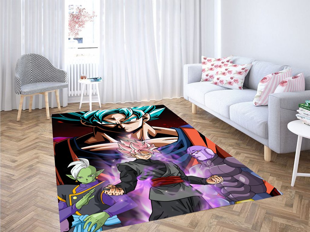 Goku And Another Character Living Room Modern Carpet Rug 2 Goku And Another Character Living Room Modern Carpet Rug