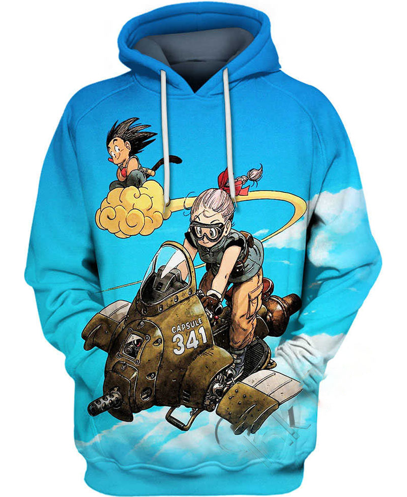 Goku And Bulma Hoodie 3D