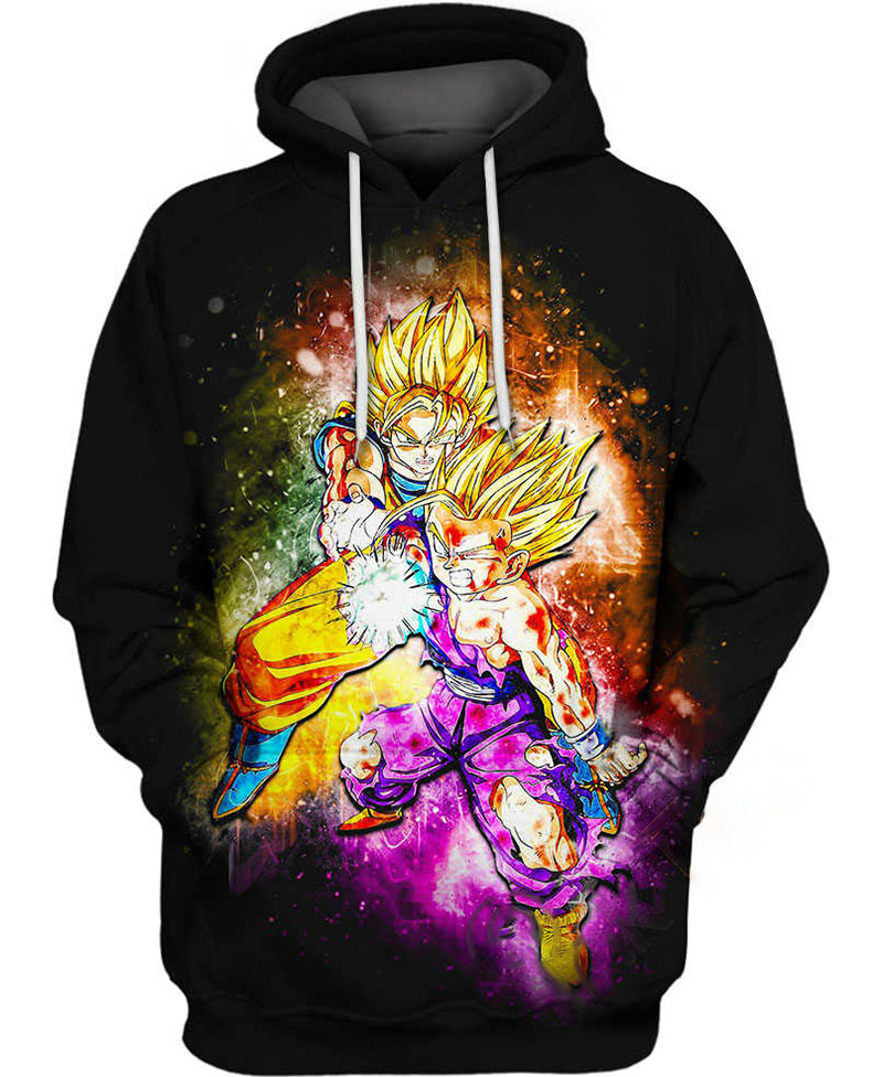 Goku And Gohan Hoodie 3D