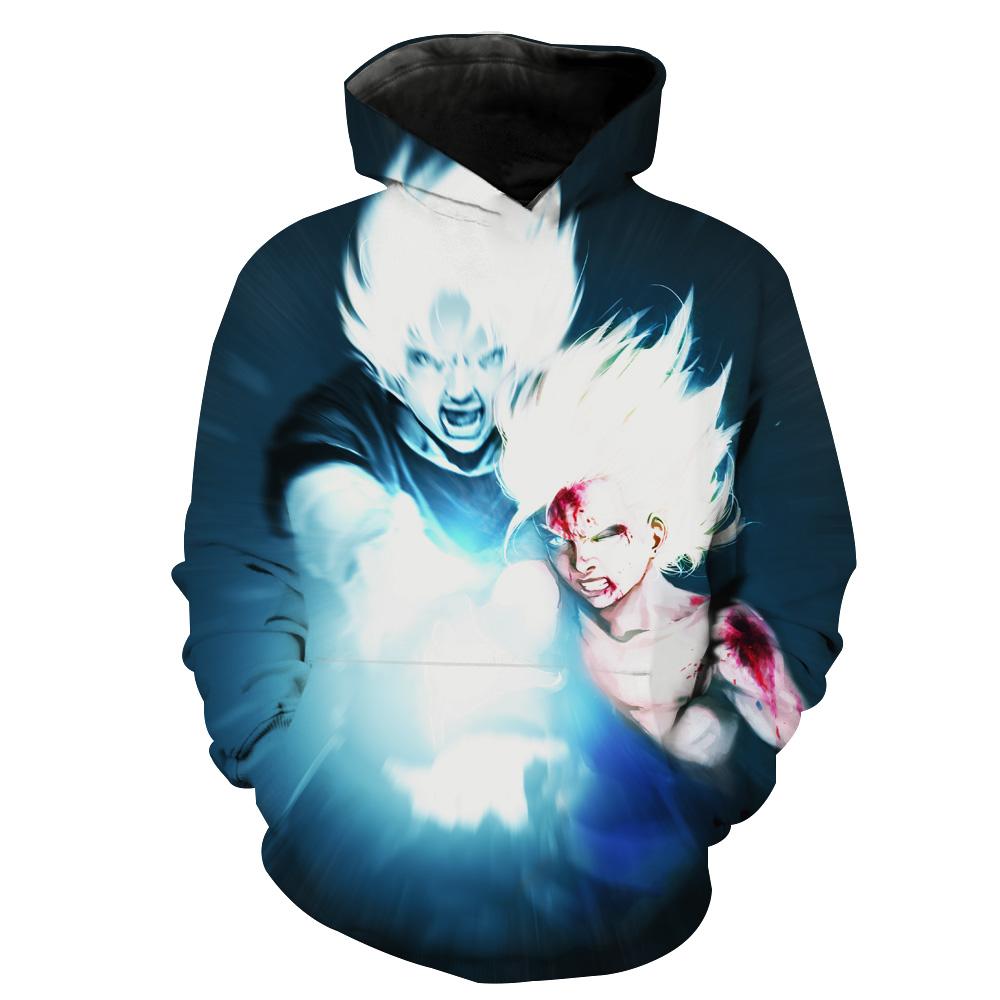 Goku And Gohan Kamehameha Dragon Ball Z Apparel Hoodie 3D