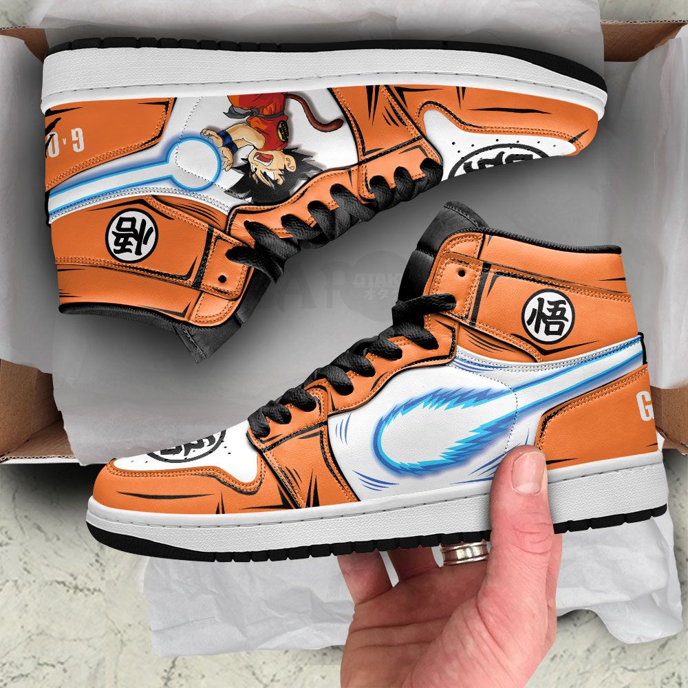 Goku Custom Kamehame Power Dragon Ball Anime Air Jordan Shoes